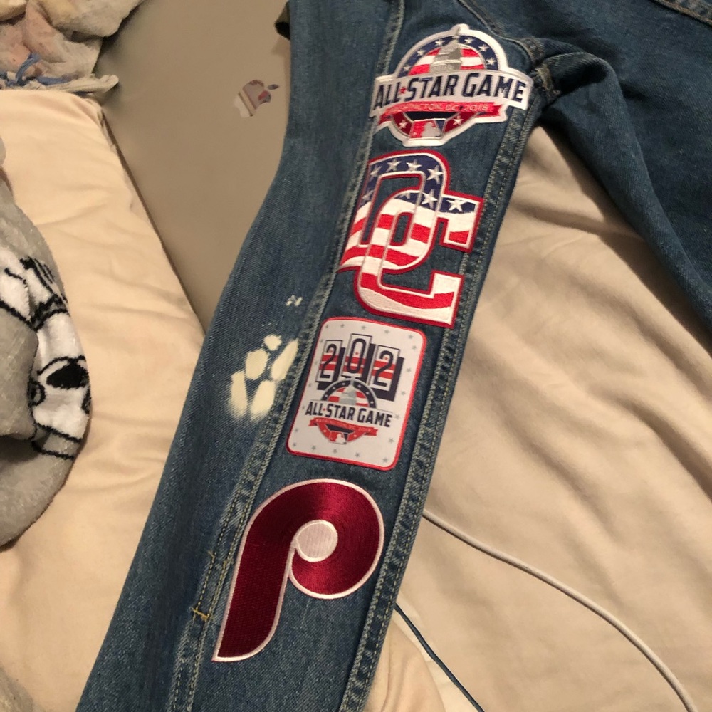 NWOT LEVI X MLB ASSEMBLY CUSTOM JACKET SZ XL! - Picture 5 of 6